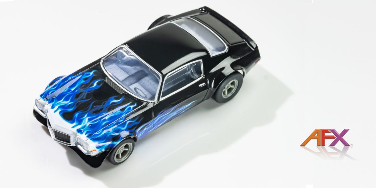 AFX Camaro 1973 Wildfire Blk/Blu